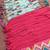 pink green printed georgette saree with blouse