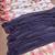 purple printed georgette saree with blouse