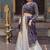 Purple Cosmos Zari Sequins Embroidered Lehenga Choli Set For Women's