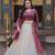 Wine Cosmos Zari Sequins Embroidered Lehenga Choli Set