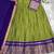 Mehendi kanjivaram silk blend with zari weaving work lehenga for traditional