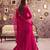 Women's Beautiful Embroidery Work Chanderi Silk Fabric Straight Kurta Palazzo and Dupatta Set