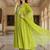 Women's Beautiful Embroidery Work Viscose Silk Fabric Flared Kurta Pant and Dupatta Set