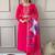 Women's Beautiful Embroidery Work Rayon Fabric Straight Kurta Pant and Dupatta Set