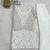 White embroidered short kurti sharara suit set with dupatta