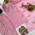 Pink silk blend embroidered kurta-sets