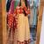 White cotton blend printed kurta-sets