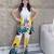 Multicolor cotton blend printed kurta-sets