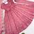 Pink silk blend embroidered kurta-sets