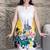 Multicolor cotton blend printed kurta-sets