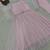 Light-baby-pink georgette plain kurta-sets