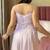 Light-baby-pink georgette plain kurta-sets