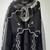 Black silk blend embroidered kurta-sets