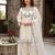 Off-white silk blend embroidered kurta-sets