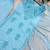 Sky-blue rayon embroidered kurta-sets