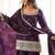 Deep wine embroidered festive salwar suit set