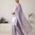 Lavender chinon embroidered kurta-sets
