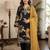 Black muslin embroidered kurta-sets