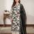 Off-white muslin embroidered kurta-sets
