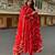 Red georgette printed kurta-sets