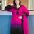 Pink crepe embroidered kurta-sets