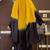Yellow crepe embroidered kurta-sets