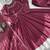 Light-wine silk blend embroidered kurta-sets
