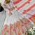 Multicolor organza printed kurta-sets