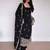 Black georgette embroidered kurta-sets