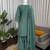 Sea-green crepe embroidered kurta-sets