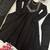 Black georgette embroidered kurta-sets
