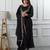 Black georgette embroidered kurta-sets