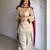 Ivory organza embroidered kurta-sets