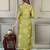 Women's Beautiful Printed Work Rayon Fabric Straight Kurta Pant and Dupatta Set