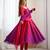 Pink georgette plain kurta-sets