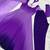 Purple georgette plain kurta-sets