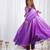 Purple georgette plain kurta-sets