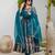 Multicolor organza printed kurta-sets