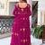 Pink georgette embroidered kurta-sets