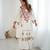 White pure cotton embroidered kurta-sets