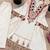 White pure cotton embroidered kurta-sets