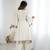 White pure cotton embroidered kurta-sets