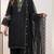 Black chanderi embroidered kurta-sets