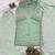 Light-sea-green chanderi embroidered kurta-sets