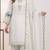 White chanderi embroidered kurta-sets