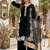 Black silk blend embroidered kurta-sets