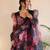Multicolor organza printed kurta-sets