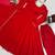 Red georgette embroidered kurta-sets