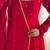 Red georgette embroidered kurta-sets