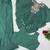 Dark-green chinon embroidered kurta-sets